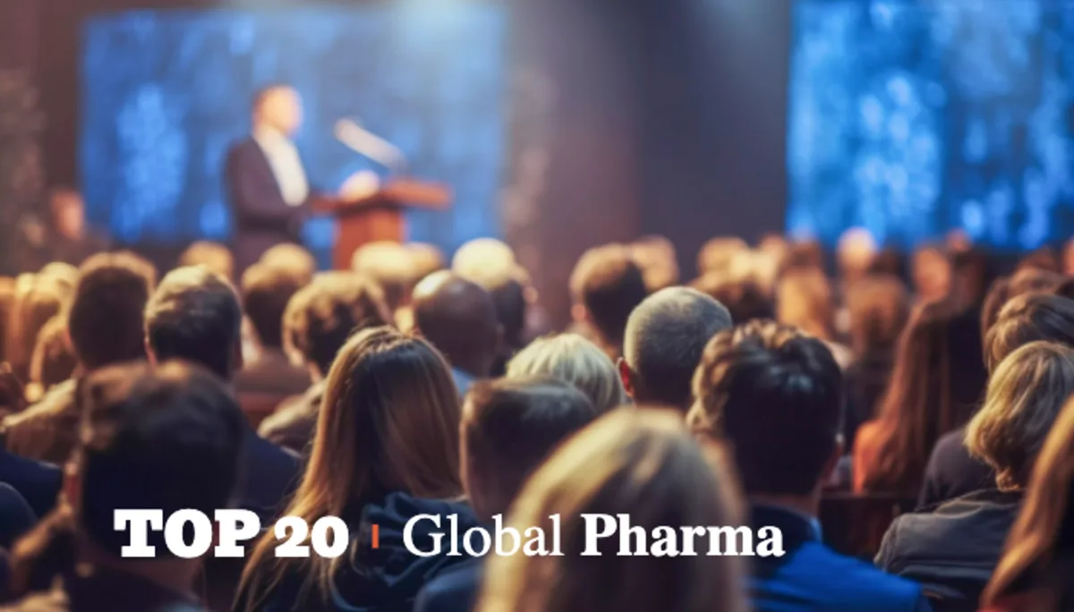Top 20 global pharma congress excellence case study visual.